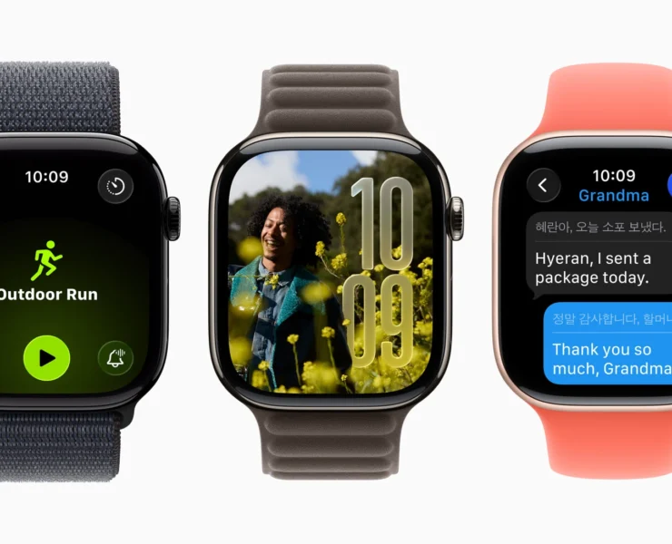 three apple watches