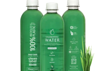 Three bottles of Chlorophyll Water.