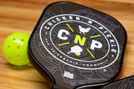 a Chicken N Pickle paddle