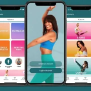 phone screen show a wellness app designed by Sudor