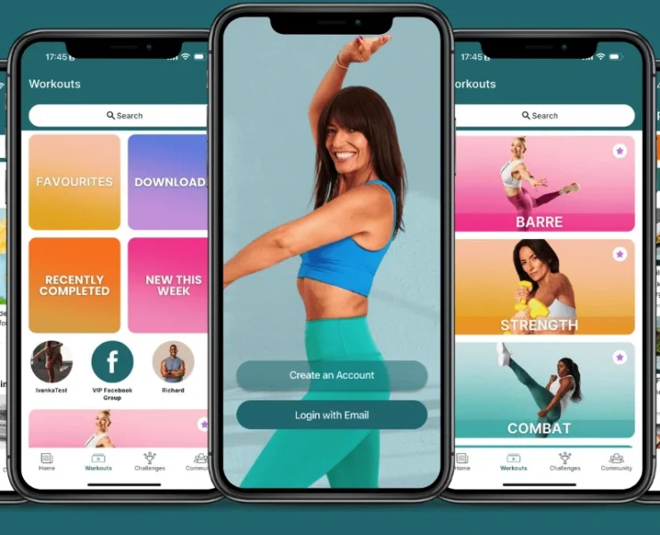 phone screen show a wellness app designed by Sudor