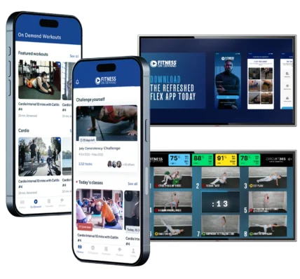 Fitness On Demand screens