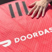 A DoorDash delivery bag.