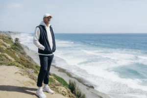 Jared Goff in Vuori clothing