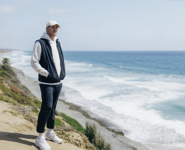 Jared Goff in Vuori clothing