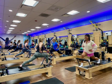 interior of a Club Pilates studio
