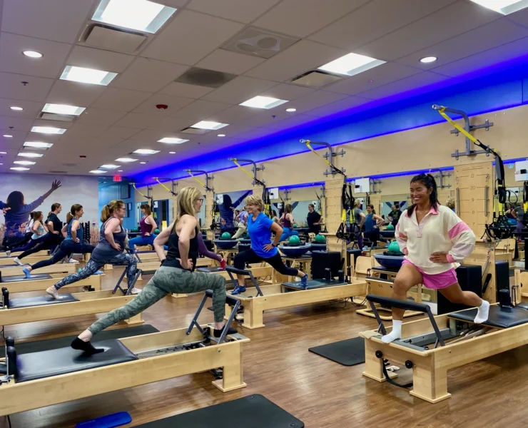 interior of a Club Pilates studio