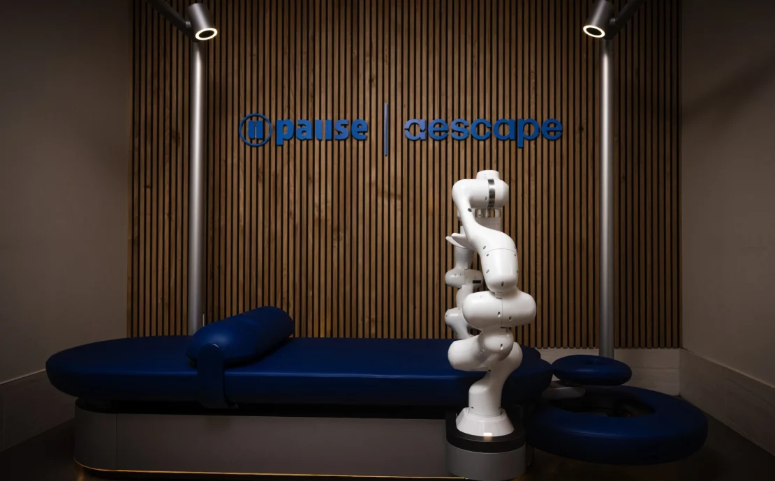 Aescape massage bed at Pause Studio