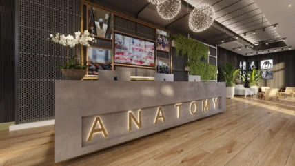 Rendering of Anatomy's new Aventura club