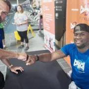 Undefeated Tribe CEO, Tony Hartl and Football Legend, Vince Young.
