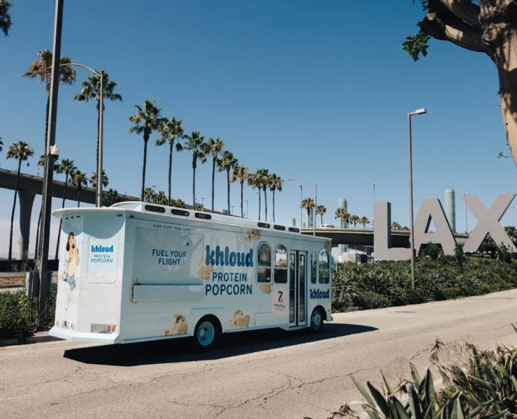 Khloud popcorn truck in Los Angeles