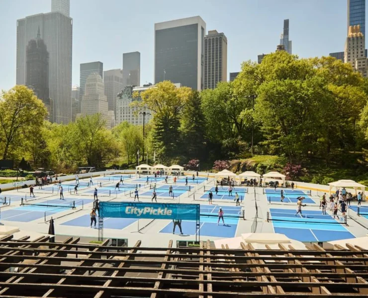 pickleball courts in Central Park