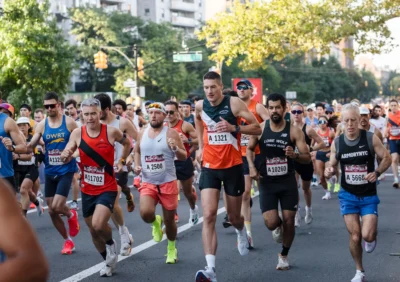 Runners participating in the sold-out 2025 NYRR Bronx 10 Mile Race