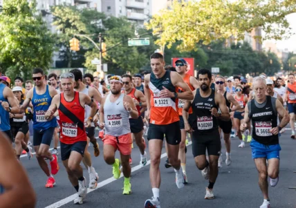 Runners participating in the sold-out 2025 NYRR Bronx 10 Mile Race
