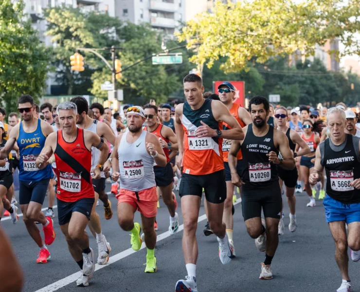 Runners participating in the sold-out 2025 NYRR Bronx 10 Mile Race