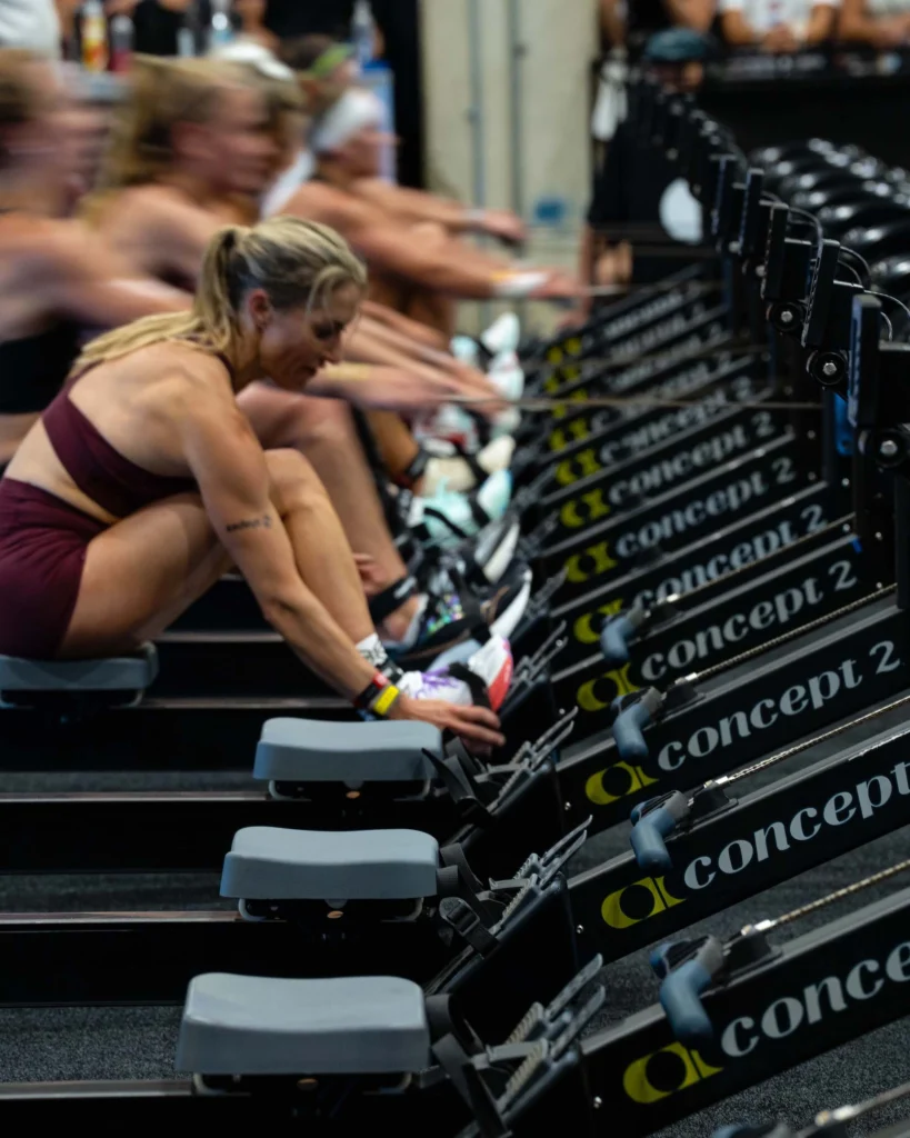 Concept2 rowing