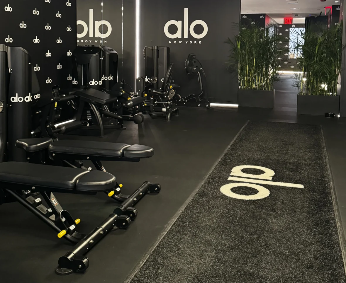 interior of the Alo Gym in New York City