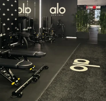 interior of the Alo Gym in New York City