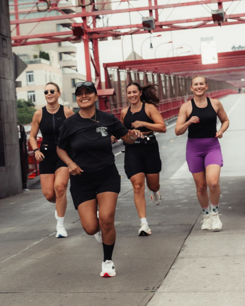 women run in New York City