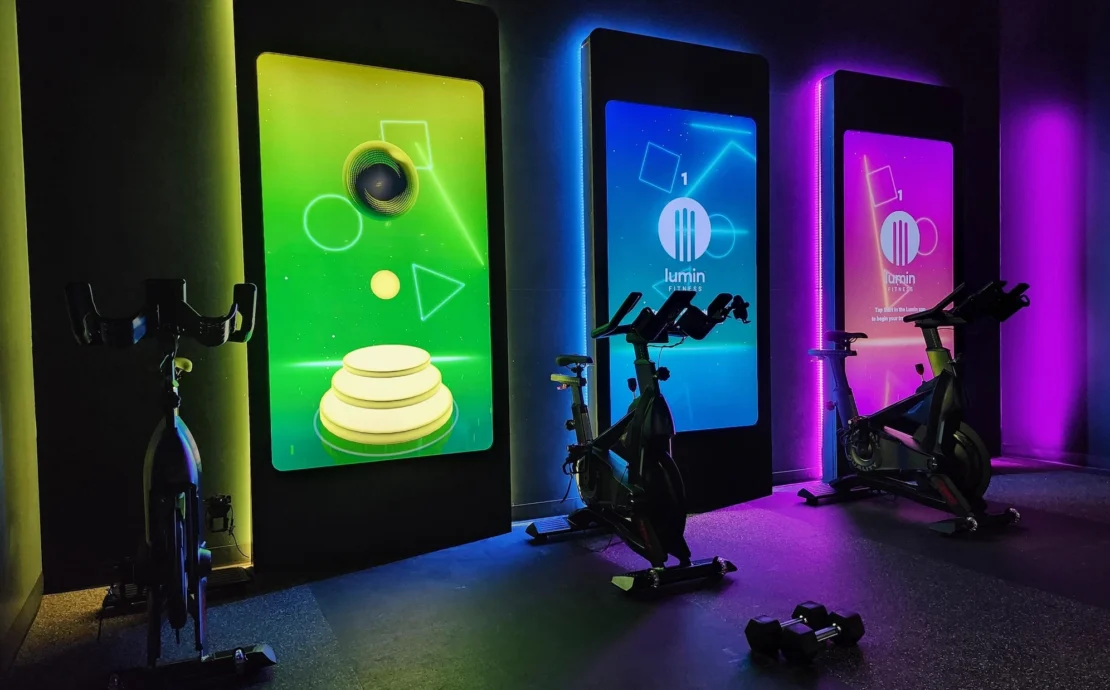 Lumin Fitness activation at Fitness Connection