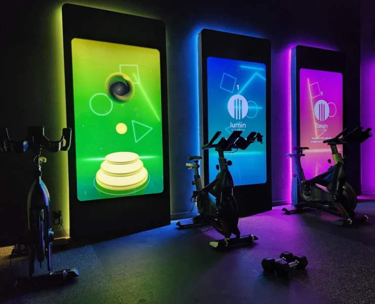 Lumin Fitness activation at Fitness Connection