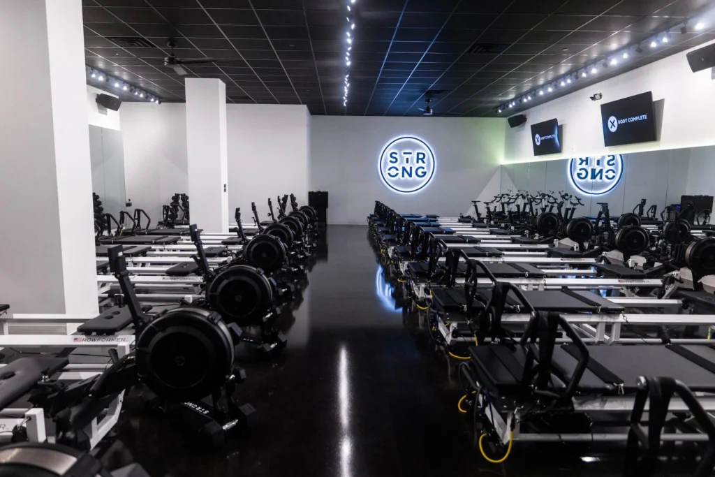 machines inside a Strong Pilates studio