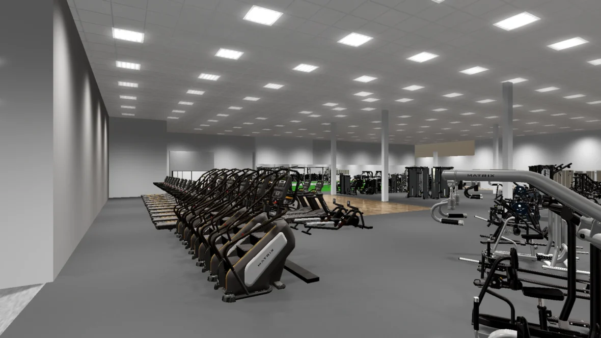 Concept rendering of YouFit's upcoming Davie, Florida, location