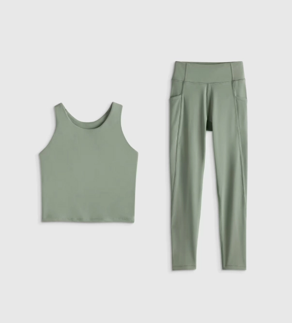 Quince Girls Ultra-Form Tank & Pocket Leggings