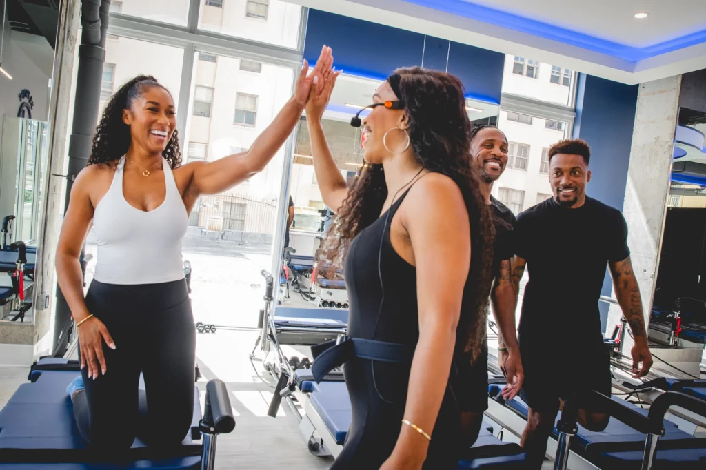 Jetset Pilates high five