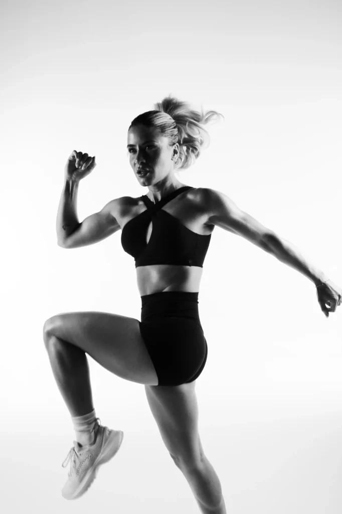 Kendall Toole working out