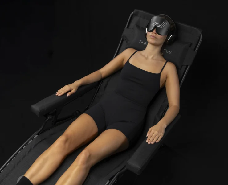 woman in a Shiftwave Pro chair