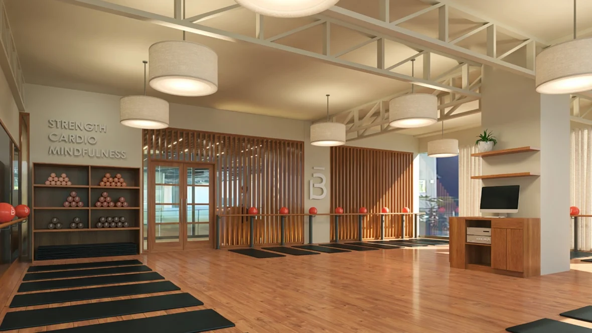 barre3 studio interior
