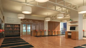 barre3 studio interior