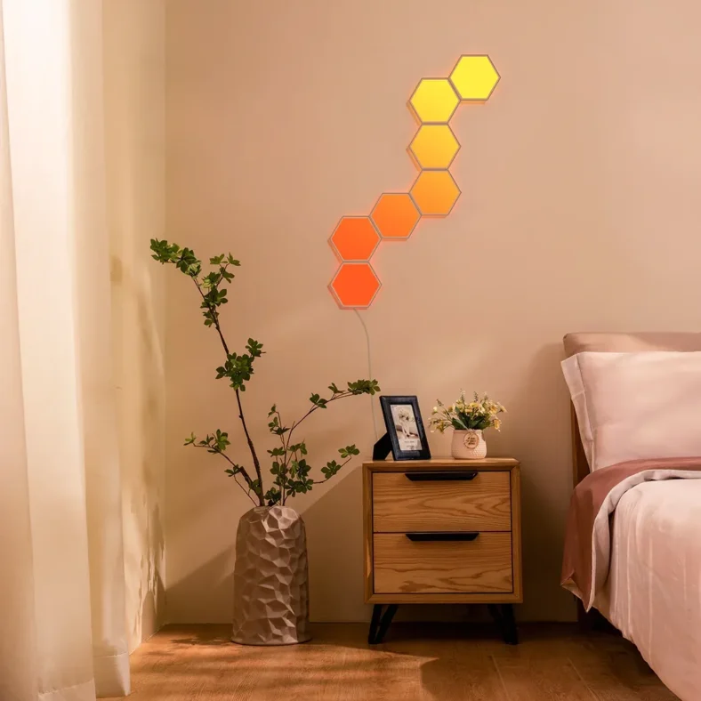 The Best Home Wellness Gifts: Govee Glide Hexa Light Panels, 10-Pack