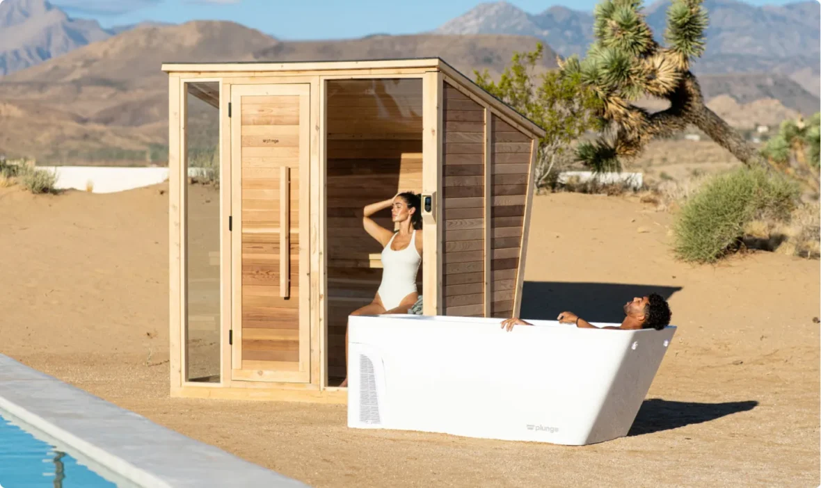 plunge all in tub and sauna bundle