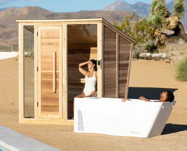 plunge all in tub and sauna bundle