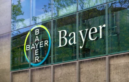 exterior of a Bayer office building