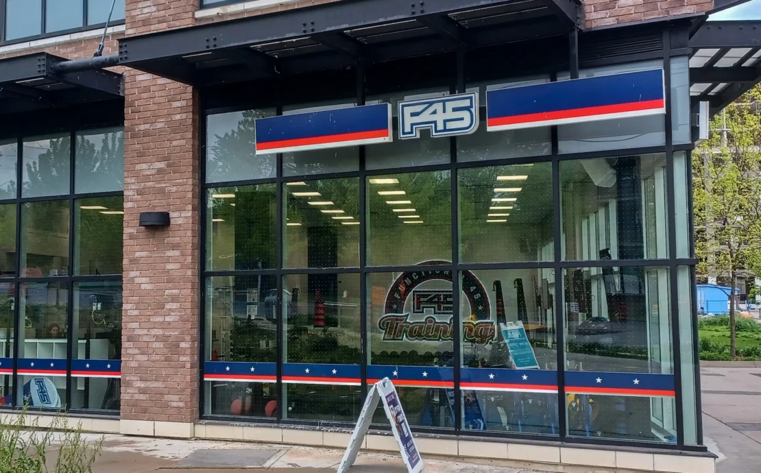 F45 training exterior in Canada