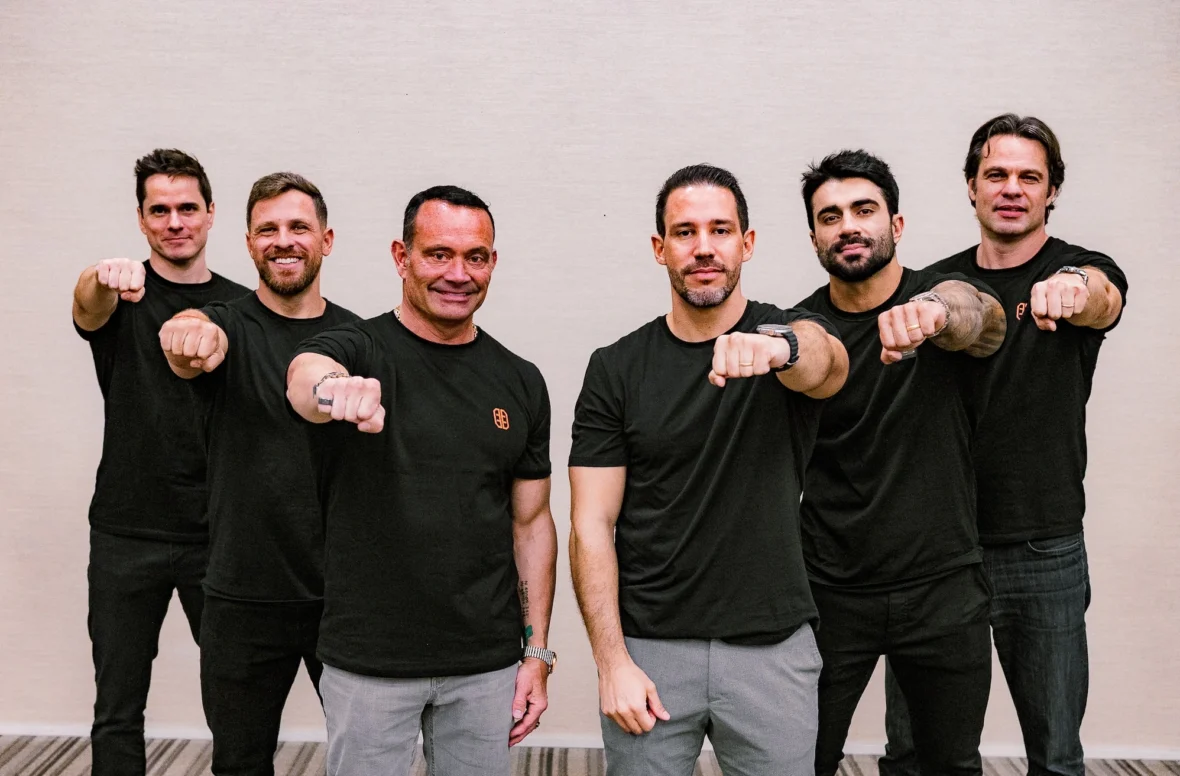 Chris Rondeau with the Panobianco team