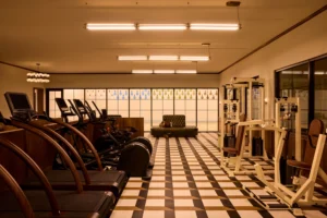 Fitness center inside Moss NYC