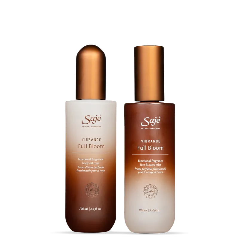 Saje Vibrance Full Bloom Functional Fragrance Duo
