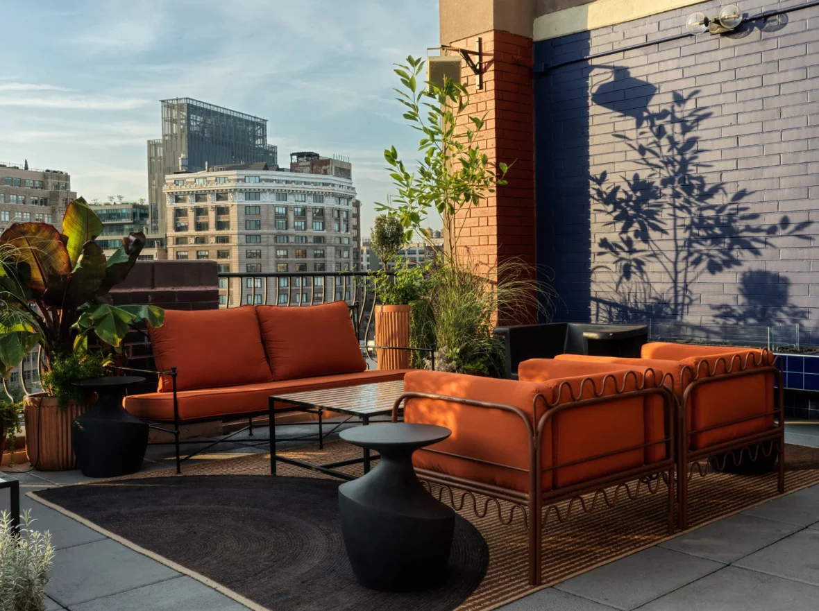 rooftop at the Manner Hotel