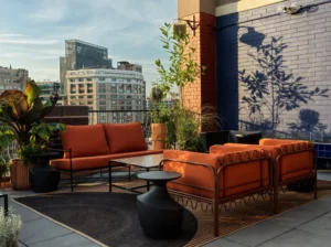 rooftop at the Manner Hotel