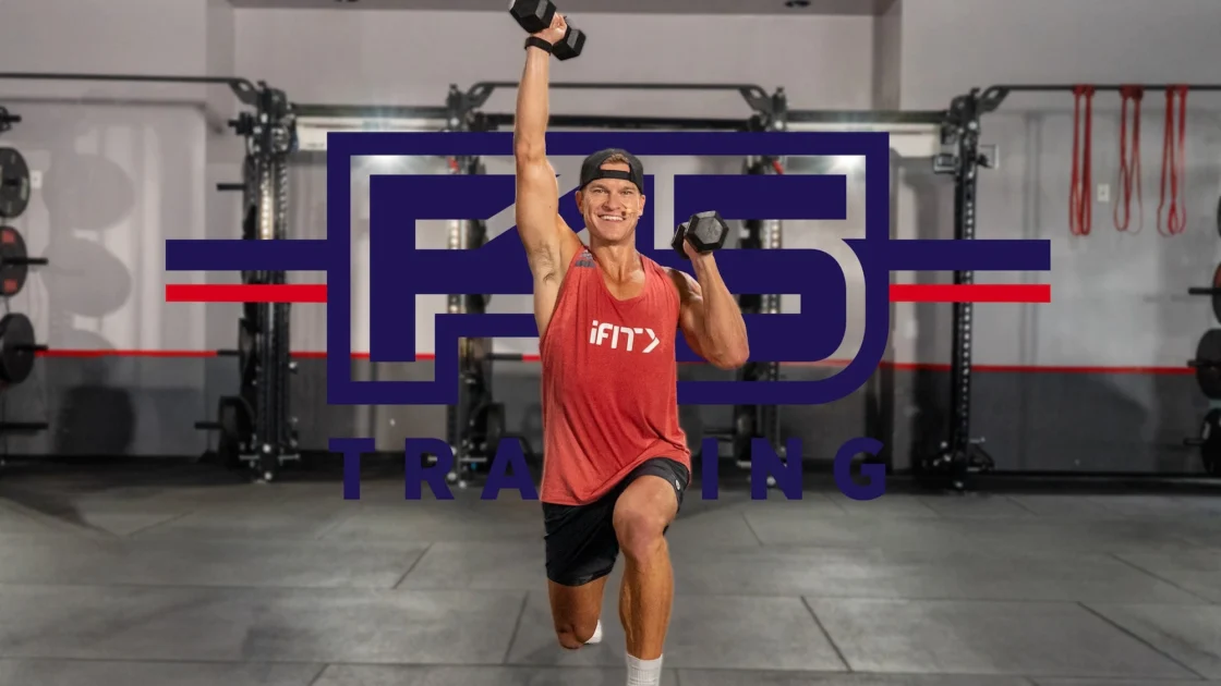 iFIT trainer works out in an F45 studio