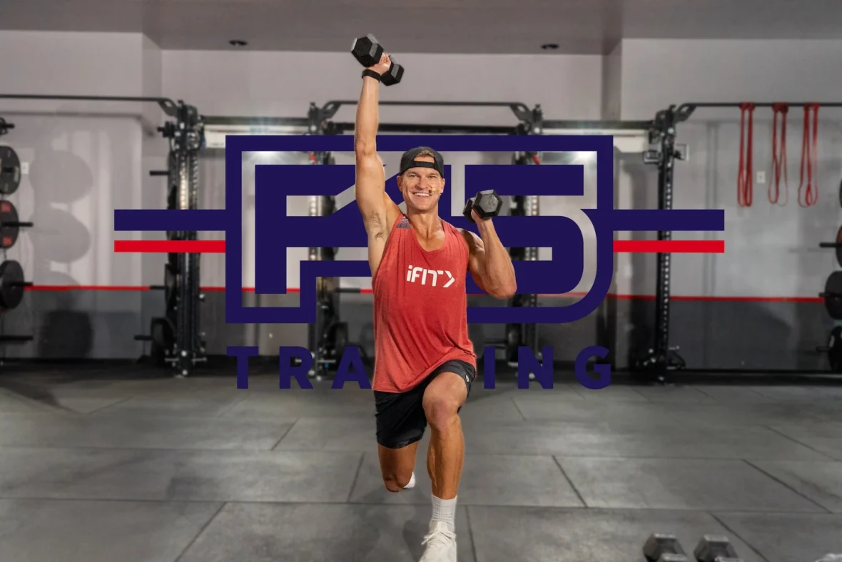 iFIT trainer works out in an F45 studio