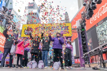 Planet Fitness serves as the presenting sponsor of Time Square's New Year's Eve celebration in 2023