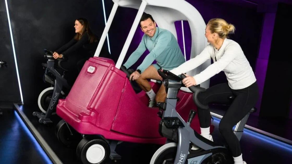 Mark Wright tries out the Joyride at David Lloyd Clubs