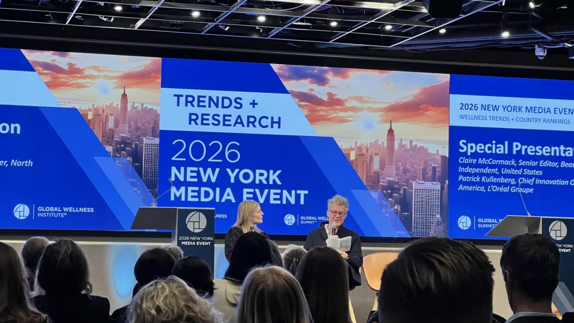 executives speak at the 2026 GWI New York media event
