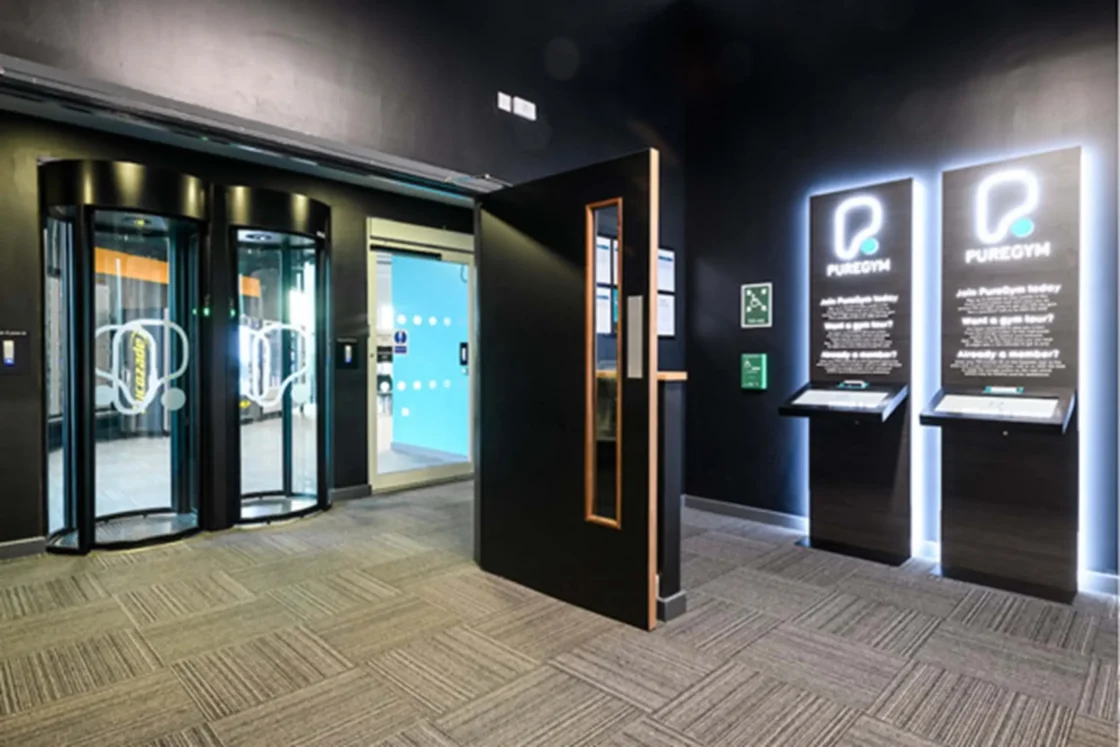 PureGym entry pods