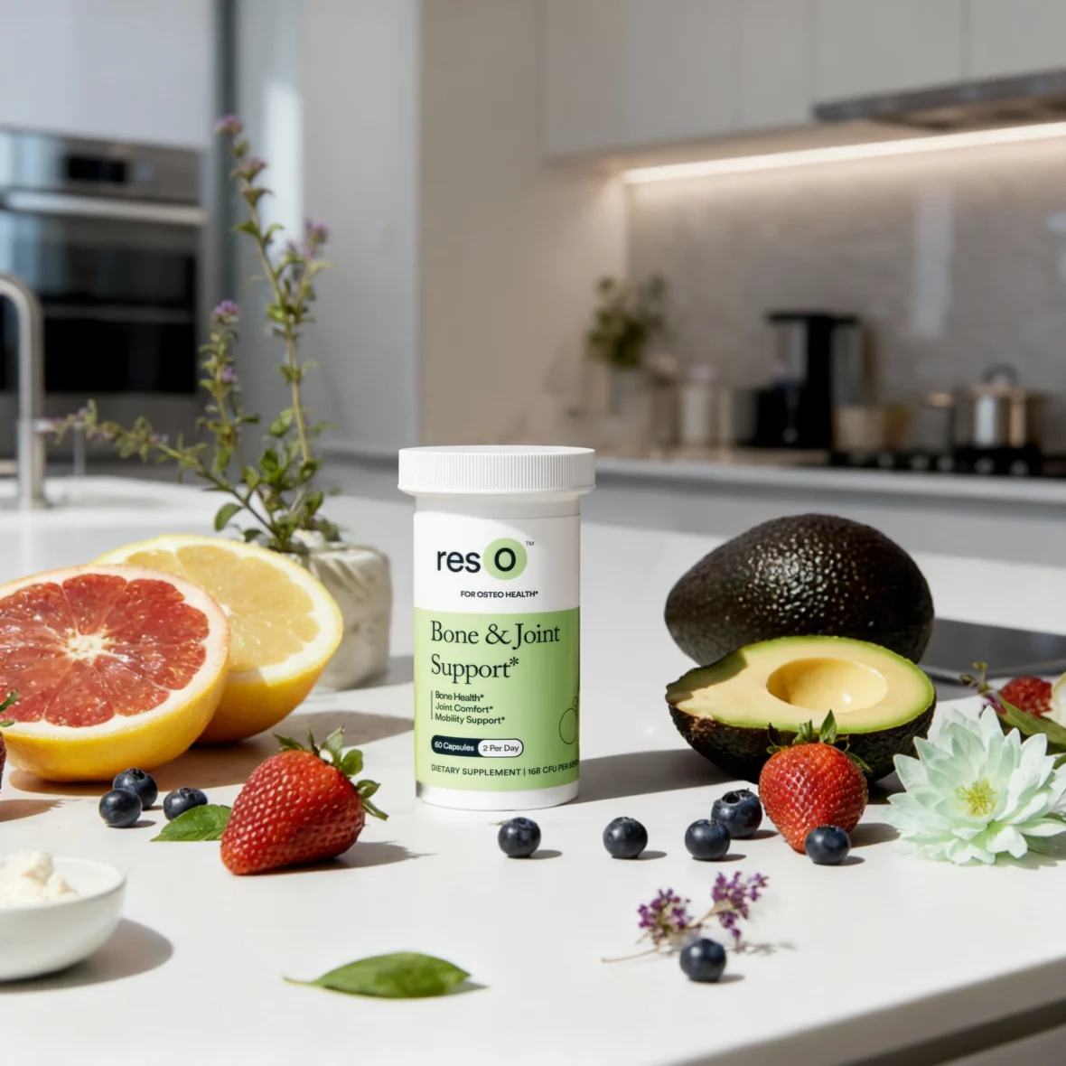resbiotic resO supplement container